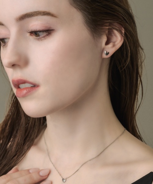 muku(ムク)の「PIERCE/NUANCE HEART(ピアス(両耳用)・レディース・シルバー/ゴールド・FREE)」の14枚目の写真