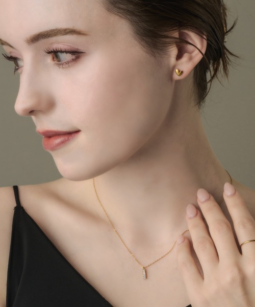 muku(ムク)の「PIERCE/NUANCE HEART(ピアス(両耳用)・レディース・シルバー/ゴールド・FREE)」の15枚目の写真