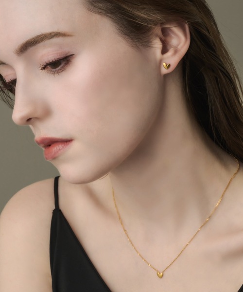 muku(ムク)の「PIERCE/NUANCE HEART(ピアス(両耳用)・レディース・シルバー/ゴールド・FREE)」の9枚目の写真