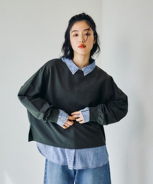 セール】選べる丈長袖プルオーバー 639380（Tシャツ/カットソー