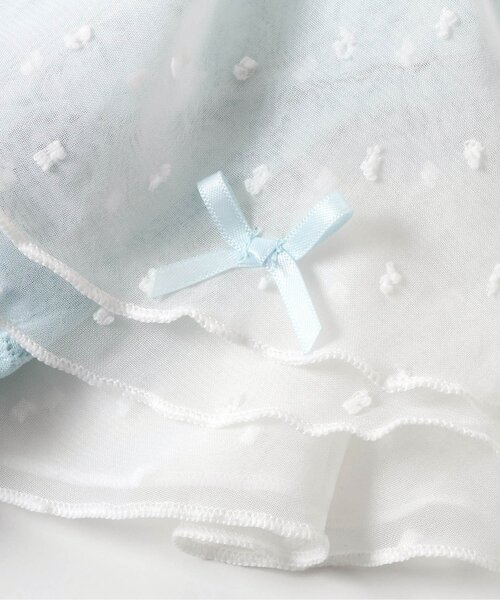 apres les cours（アプレレクール）の「【UVカット】レース・花柄シアーフリルワンピース水着_ジュニア対応（水着・キッズ・サックスブルー/その他3・80/90/100/110/120/130/140）」の14枚目の写真