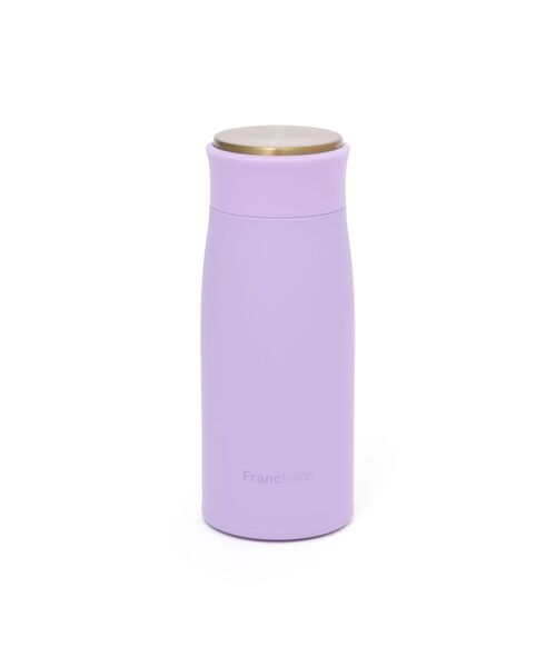 Francfranc(フランフラン)の「マット ステンレスボトル 350ml パープル 水筒 マイボトル(水筒・レディース・パープル・FREE)」の1枚目の写真