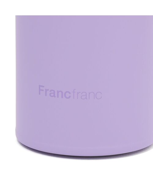 Francfranc(フランフラン)の「マット ステンレスボトル 350ml パープル 水筒 マイボトル(水筒・レディース・パープル・FREE)」の3枚目の写真