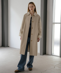 Cotton loose trench coat [KNSS05CT01]_Beige