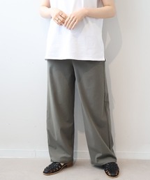 【L～5L 大きいサイズ】ストレッチワイドパンツ