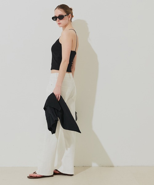 coca（coca）（コカ）の「OUT BRA  クロスキャミソール（キャミソール・レディース・ブラウン/ホワイト/ブラック・L/M/S）」の17枚目の写真