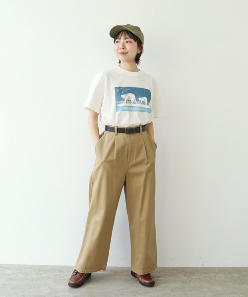 PAR ICI（パーリッシィ）の「【WEB限定】POLAR BEAR fam.Tシャツ（Tシャツ/カットソー・レディース・サックスブルー/グレー/ホワイト・FREE）」の5枚目の写真