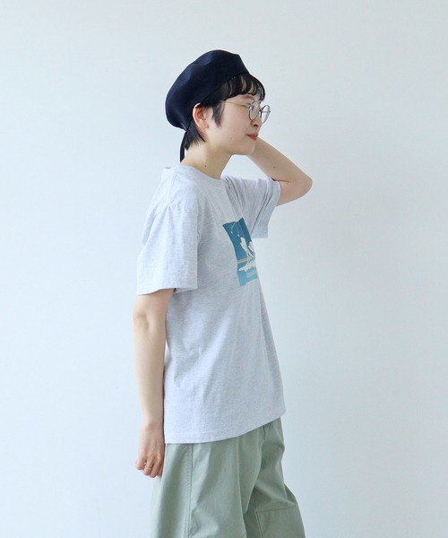 PAR ICI（パーリッシィ）の「【WEB限定】POLAR BEAR fam.Tシャツ（Tシャツ/カットソー・レディース・サックスブルー/グレー/ホワイト・FREE）」の18枚目の写真