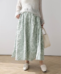 AMELY（エミリー）の「ジャガードフレア ボリュームスカート（スカート）」