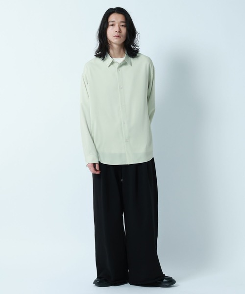 RAGEBLUE（レイジブルー）の「Design Cut Straight Wide Sweat Pants/カットオフストレートワイドスウェットパンツ（スウェットパンツ・メンズ・ブラック/アッシュグレー・MEDIUM/LARGE）」の8枚目の写真