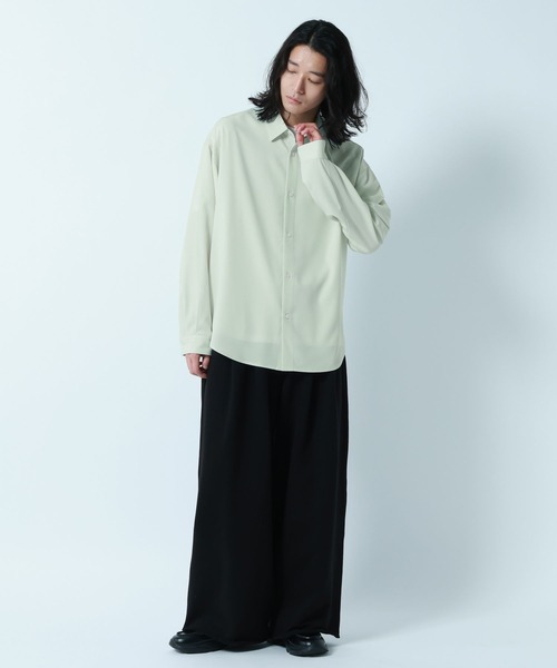 RAGEBLUE（レイジブルー）の「Design Cut Straight Wide Sweat Pants/カットオフストレートワイドスウェットパンツ（スウェットパンツ・メンズ・ブラック/アッシュグレー・MEDIUM/LARGE）」の9枚目の写真