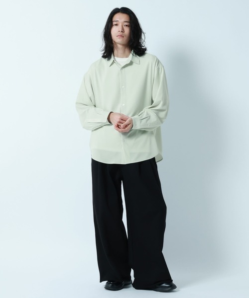RAGEBLUE（レイジブルー）の「Design Cut Straight Wide Sweat Pants/カットオフストレートワイドスウェットパンツ（スウェットパンツ・メンズ・ブラック/アッシュグレー・MEDIUM/LARGE）」の10枚目の写真