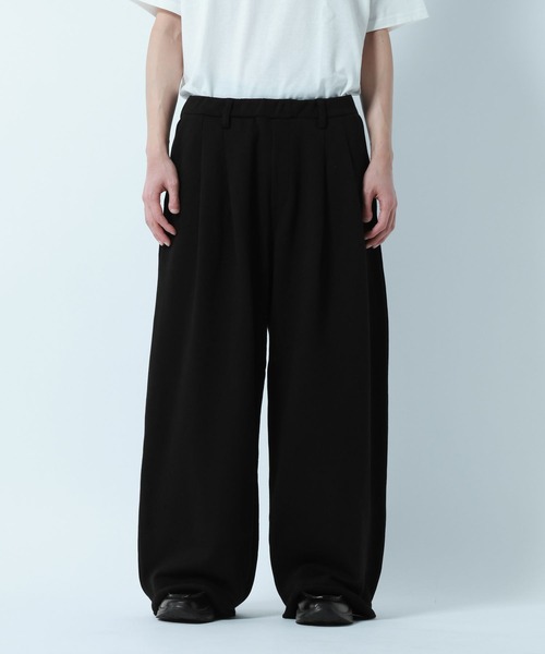 RAGEBLUE(レイジブルー)の「Design Cut Straight Wide Sweat Pants/カットオフストレートワイドスウェットパンツ(スウェットパンツ・メンズ・ブラック/アッシュグレー・MEDIUM/LARGE)」の21枚目の写真