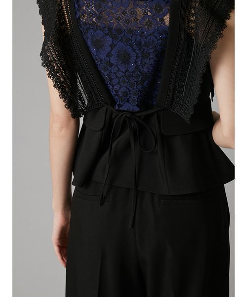 LILY BROWN（リリーブラウン）の「スイッチングレースブラウス（シャツ/ブラウス・レディース・アイボリー/ブラック/ピンク・F）」の13枚目の写真