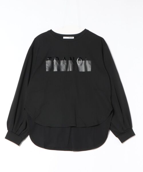 Paradise Picnic(パラダイスピクニック)の「TRANOI. ロングスリーブTシャツ(Tシャツ/カットソー・レディース・ブラック/ホワイト/ホワイト×シルバー・FREE)」の6枚目の写真