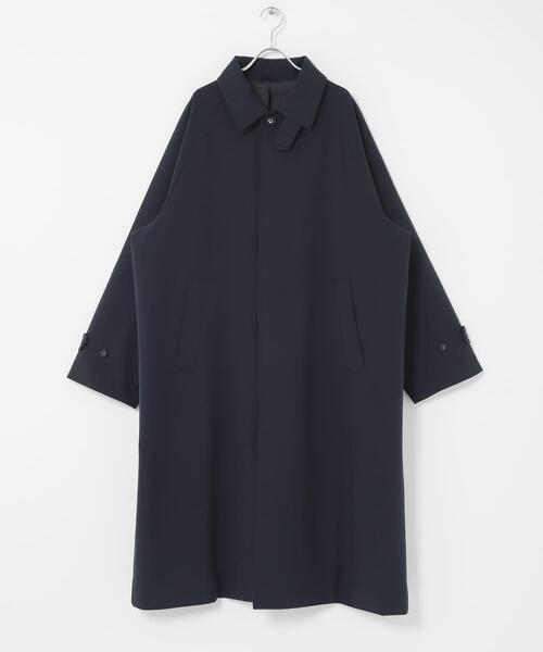 SENSE OF PLACE by URBAN RESEARCH(センスオブプレイスバイアーバンリサーチ)の「バルマカーンルーズコート(ステンカラーコート・メンズ・ベージュ系その他/ベージュ/ネイビー・MEDIUM/LARGE)」の16枚目の写真