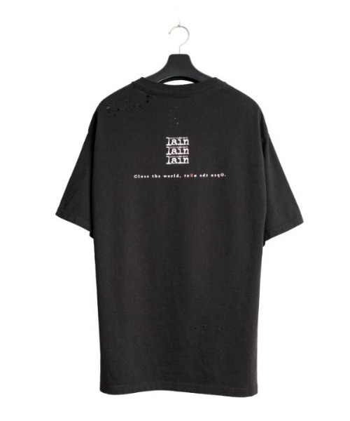 SEVESKIG(セヴシグ)の「seveskig/セブシグ/SEV vs Lain PT-07 S/SL TEE(Tシャツ/カットソー・メンズ・ブラック・XL/L/M)」の2枚目の写真