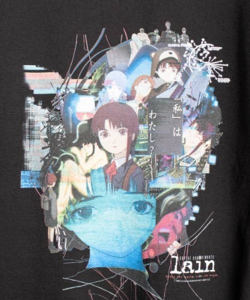 SEVESKIG(セヴシグ)の「seveskig/セブシグ/SEV vs Lain PT-07 S/SL TEE(Tシャツ/カットソー・メンズ・ブラック・XL/L/M)」の4枚目の写真