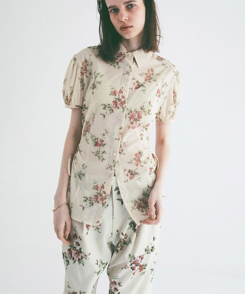 FLOWER SIDE HOLE SHIRTS（シャツ/ブラウス）｜CLANE（クラネ）の