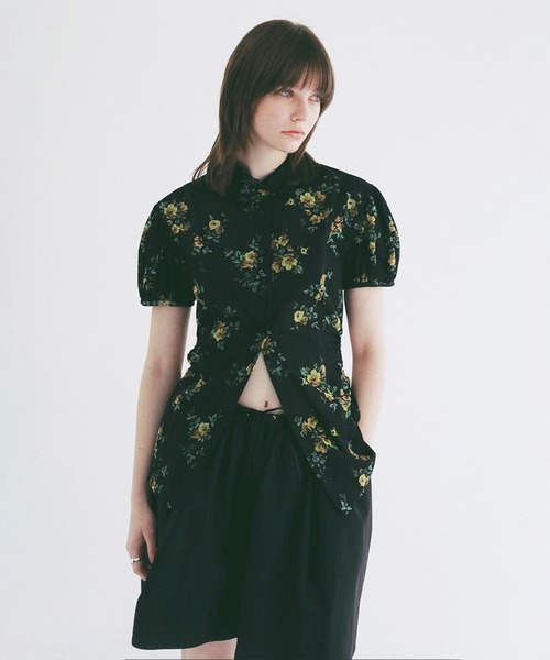 セール】FLOWER SIDE HOLE SHIRTS（シャツ/ブラウス）｜CLANE（クラネ