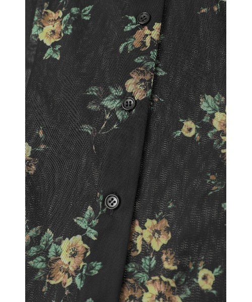 CLANE（クラネ）の「FLOWER SIDE HOLE SHIRTS（シャツ/ブラウス・レディース・ベージュ/ブラック・2/1）」の10枚目の写真