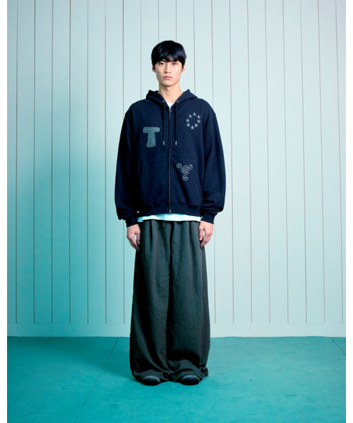 THECOLDESTMOMENT(ザコールデストモーメント)の「TCM mini logo breeze pants (charcoal)(その他パンツ・レディース・その他・LARGE/SMALL/MEDIUM)」の6枚目の写真