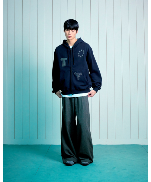THECOLDESTMOMENT(ザコールデストモーメント)の「TCM mini logo breeze pants (charcoal)(その他パンツ・レディース・その他・LARGE/SMALL/MEDIUM)」の9枚目の写真