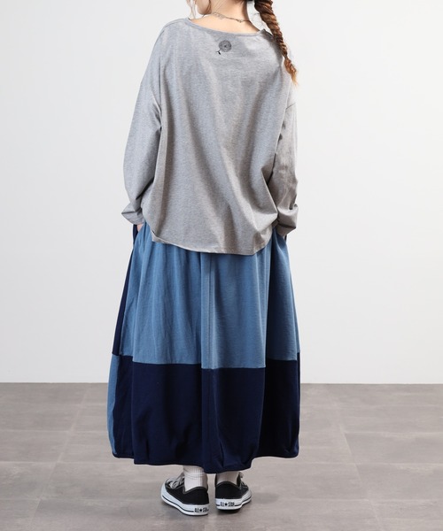 BARNDOOR(バーンドア)の「天竺アニマルポケロンT 26SS(Tシャツ/カットソー・レディース・グレー系1/ホワイト系1/グレー系2/ホワイト系2/ネイビー系1/ネイビー系2・FREE)」の13枚目の写真