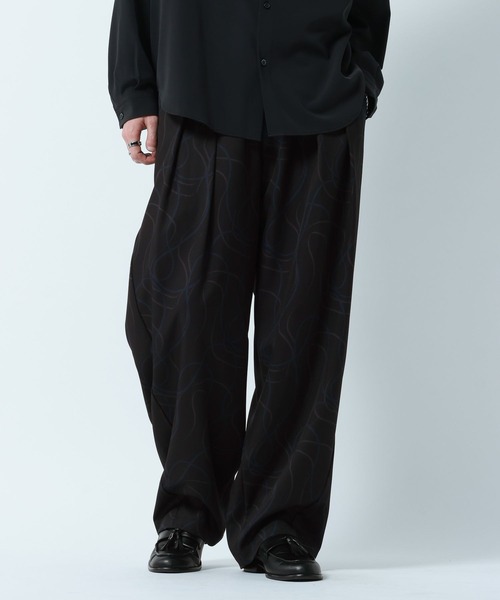 RAGEBLUE（レイジブルー）の「2Tuck Design Cocoon Easy Pants/コクーンイージーパンツ（スラックス・メンズ・キャメル/グレー系その他/ブラック/その他1・MEDIUM/LARGE）」の8枚目の写真