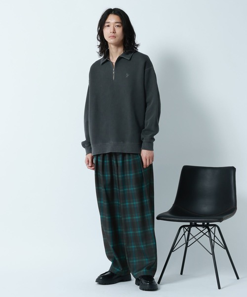 RAGEBLUE（レイジブルー）の「2Tuck Design Cocoon Easy Pants/コクーンイージーパンツ（スラックス・メンズ・キャメル/グレー系その他/ブラック/その他1・MEDIUM/LARGE）」の6枚目の写真