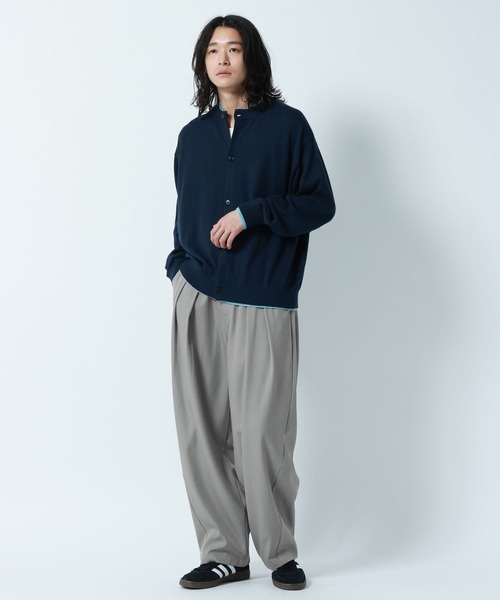 RAGEBLUE（レイジブルー）の「2Tuck Design Cocoon Easy Pants/コクーンイージーパンツ（スラックス・メンズ・キャメル/グレー系その他/ブラック/その他1・MEDIUM/LARGE）」の18枚目の写真