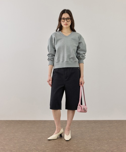 NEEDBY heritage(ニードバイヘリテージ)の「【NEEDBY for ADAM ET ROPE'】別注 RILLEY(デニムパンツ・レディース・ブラック/オフホワイト・2/1)」の11枚目の写真