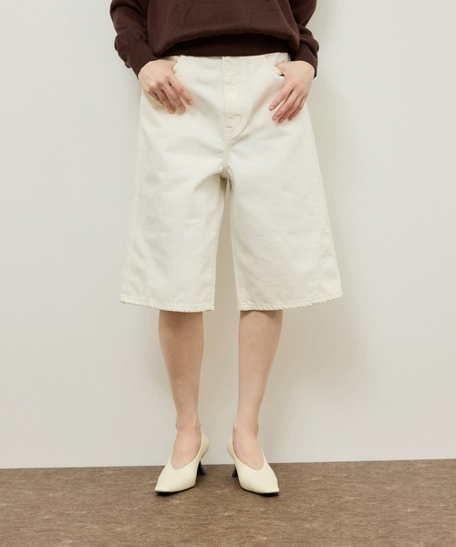 NEEDBY heritage(ニードバイヘリテージ)の「【NEEDBY for ADAM ET ROPE'】別注 RILLEY(デニムパンツ・レディース・ブラック/オフホワイト・2/1)」の17枚目の写真