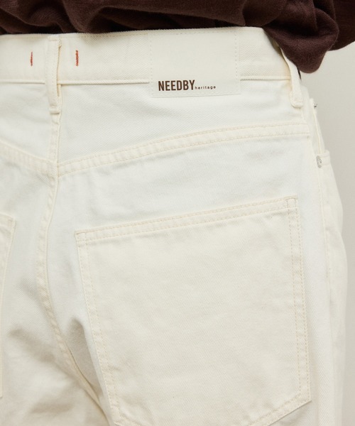 NEEDBY heritage(ニードバイヘリテージ)の「【NEEDBY for ADAM ET ROPE'】別注 RILLEY(デニムパンツ・レディース・ブラック/オフホワイト・2/1)」の19枚目の写真