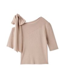 SNIDEL | リボンショルダーニットプルオーバー(ニット/セーター)