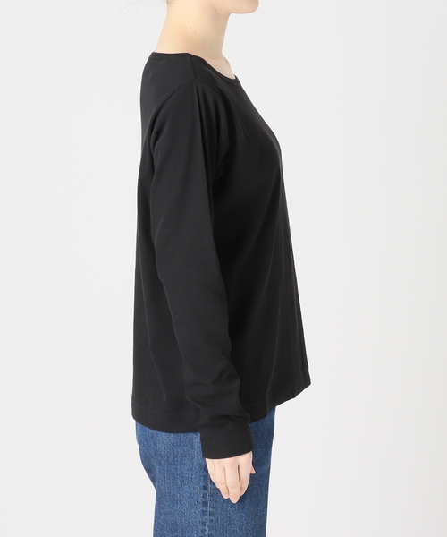 B.C STOCK(ベーセーストック)の「《2枚セット》ウォッシャブル / タンクセットロンTEE(Tシャツ/カットソー・レディース・チャコールグレー/ブラック・FREE)」の19枚目の写真