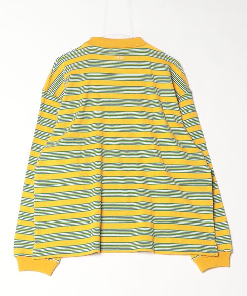 PARROTT CANVAS(パロットキャンバス)の「PCM Multi Border Polo Shirts(ポロシャツ・レディース・ベージュ・FREE)」の7枚目の写真