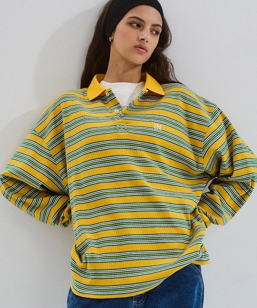 PCM Multi Border Polo Shirts