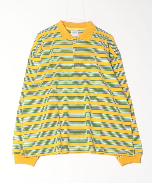 PARROTT CANVAS(パロットキャンバス)の「PCM Multi Border Polo Shirts(ポロシャツ・レディース・ベージュ・FREE)」の6枚目の写真