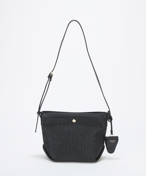 Breath TOPKAPI(ブレストプカピ)の「【Breath TOPKAPI】サングラスホルダー付き レザーコンビ カゴ ショルダーバッグ(ショルダーバッグ・レディース・ブラック/ホワイト/ベージュ・FREE)」の13枚目の写真