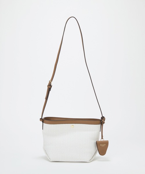 Breath TOPKAPI(ブレストプカピ)の「【Breath TOPKAPI】サングラスホルダー付き レザーコンビ カゴ ショルダーバッグ(ショルダーバッグ・レディース・ブラック/ホワイト/ベージュ・FREE)」の18枚目の写真