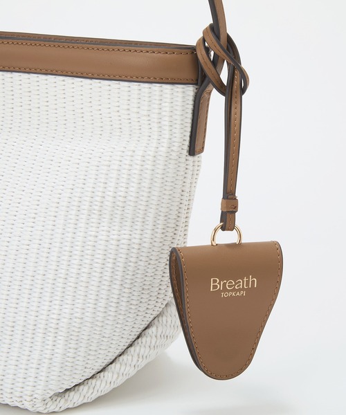 Breath TOPKAPI(ブレストプカピ)の「【Breath TOPKAPI】サングラスホルダー付き レザーコンビ カゴ ショルダーバッグ(ショルダーバッグ・レディース・ブラック/ホワイト/ベージュ・FREE)」の21枚目の写真