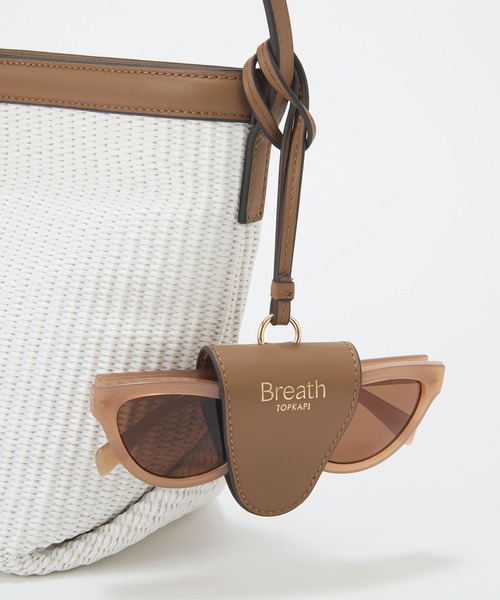 Breath TOPKAPI(ブレストプカピ)の「【Breath TOPKAPI】サングラスホルダー付き レザーコンビ カゴ ショルダーバッグ(ショルダーバッグ・レディース・ブラック/ホワイト/ベージュ・FREE)」の22枚目の写真