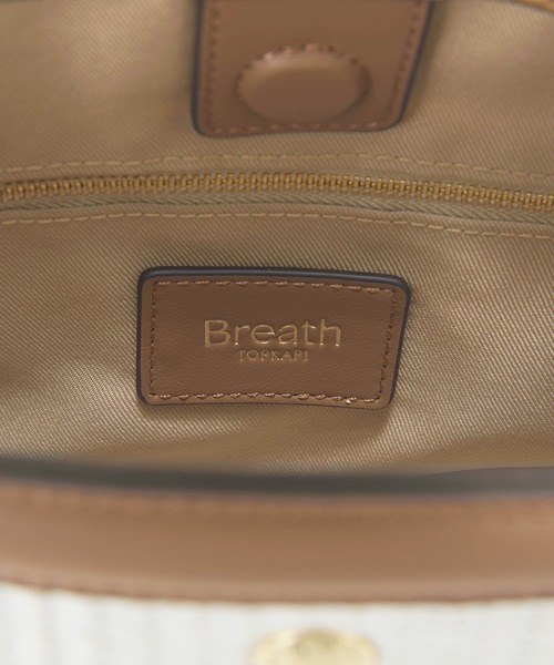 Breath TOPKAPI(ブレストプカピ)の「【Breath TOPKAPI】サングラスホルダー付き レザーコンビ カゴ ショルダーバッグ(ショルダーバッグ・レディース・ブラック/ホワイト/ベージュ・FREE)」の7枚目の写真