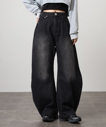 RE730 | RE730 フェザープリント　デニムパンツ(デニムパンツ)