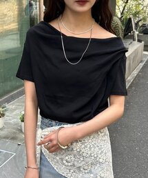 【REVIVAL/新色ラインストーンが登場!】26SSオフショルTシャツ
