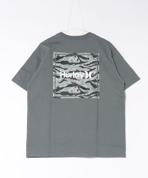 Hurley （ハーレー）の「【Hurley:ハーレー】ヘビーウェイトコットンTシャツ　オーバーサイズシルエット　バックプリント　CAMO SQUARE LOGO OVRSZD SS TEE（Tシャツ/カットソー・メンズ・ブルーグレー/ブラック/ホワイト・X-LARGE/SMALL/MEDIUM/LARGE）」の18枚目の写真