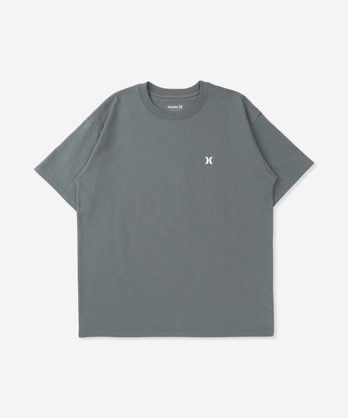 Hurley （ハーレー）の「【Hurley:ハーレー】ヘビーウェイトコットンTシャツ　オーバーサイズシルエット　バックプリント　CAMO SQUARE LOGO OVRSZD SS TEE（Tシャツ/カットソー・メンズ・ブルーグレー/ブラック/ホワイト・X-LARGE/SMALL/MEDIUM/LARGE）」の3枚目の写真