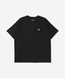 【Hurley:ハーレー】ヘビーウェイトコットンTシャツ オーバーサイズシルエット バックプリント CAMO SQUARE LOGO OVRSZD SS TEE