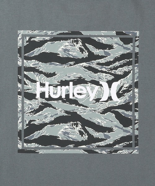 Hurley （ハーレー）の「【Hurley:ハーレー】ヘビーウェイトコットンTシャツ　オーバーサイズシルエット　バックプリント　CAMO SQUARE LOGO OVRSZD SS TEE（Tシャツ/カットソー・メンズ・ブルーグレー/ブラック/ホワイト・X-LARGE/SMALL/MEDIUM/LARGE）」の12枚目の写真